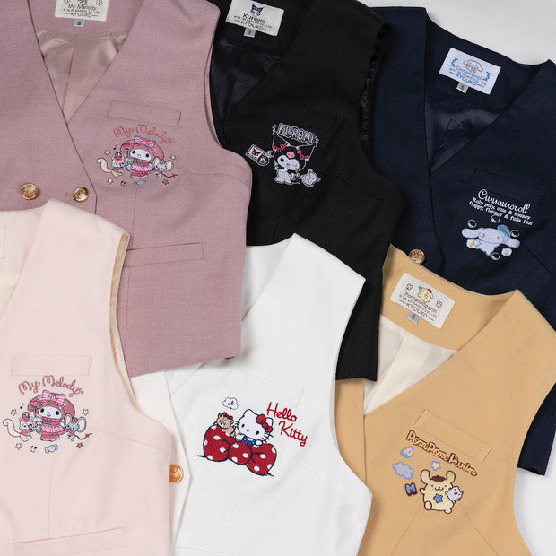 Pre-order Sanrio collaboration jk Japan uniform style vest