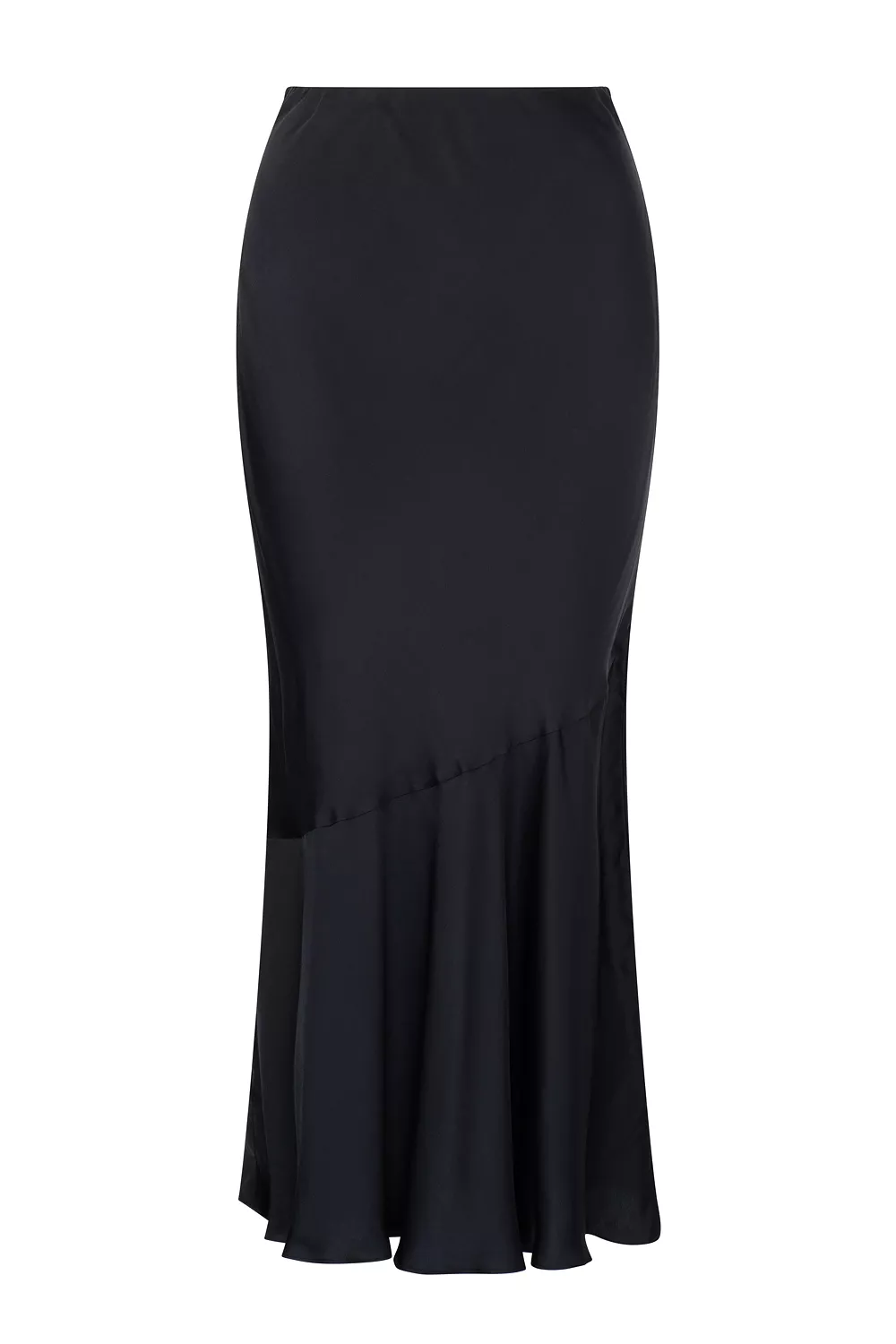 Santa Teresa Blake Midi Slip Skirt - Black