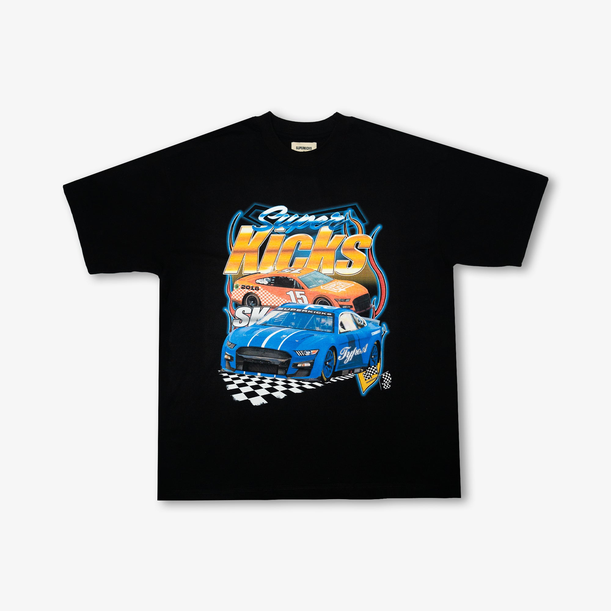 SUPER FLAMES TEE 'BLACK'