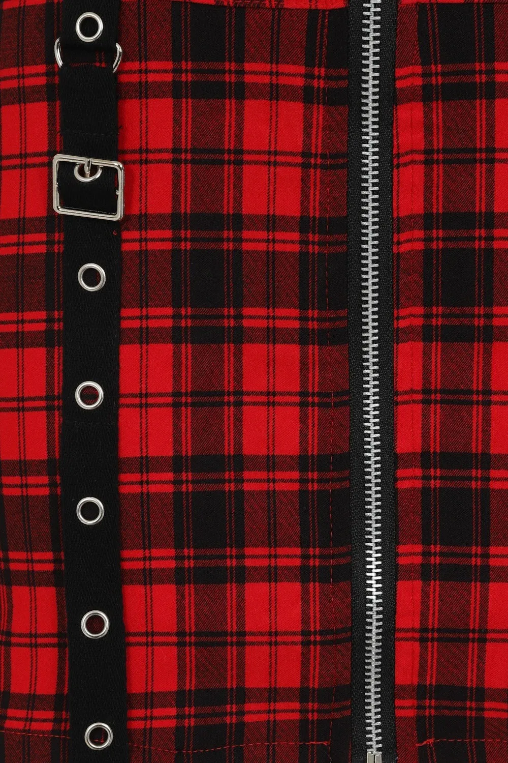 TARTAN NIGHT ZIP DRESS