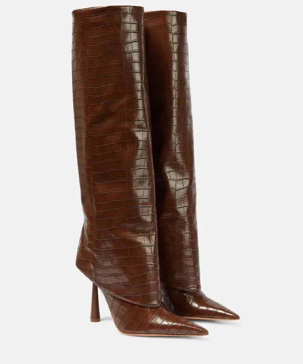 Thin High Heel Below The Knee Pointy Toe Boots