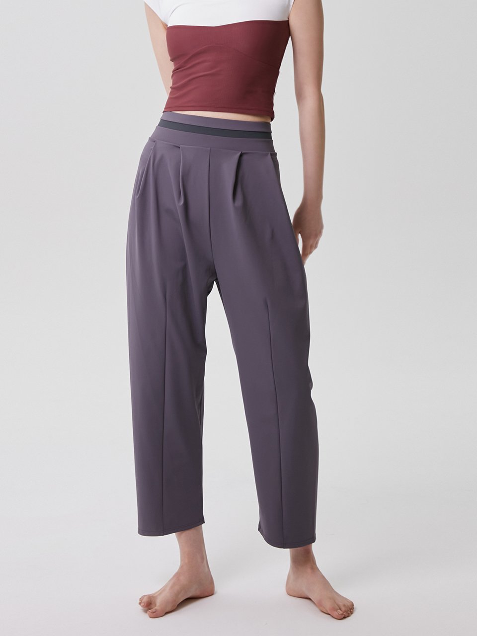 Urban Loose Fit Pintuck Pants (2colors)