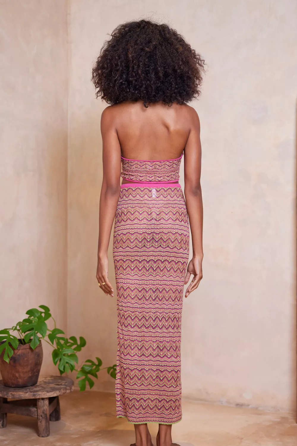 Valentina Delphine Maxi Skirt | Tropical Jewel