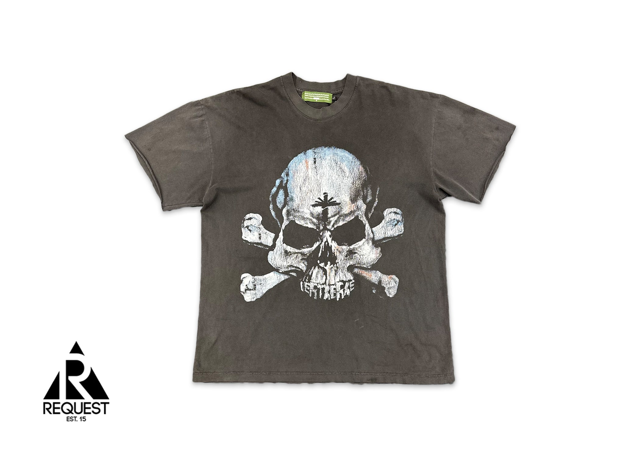 Vertabrae Skull Tee Black