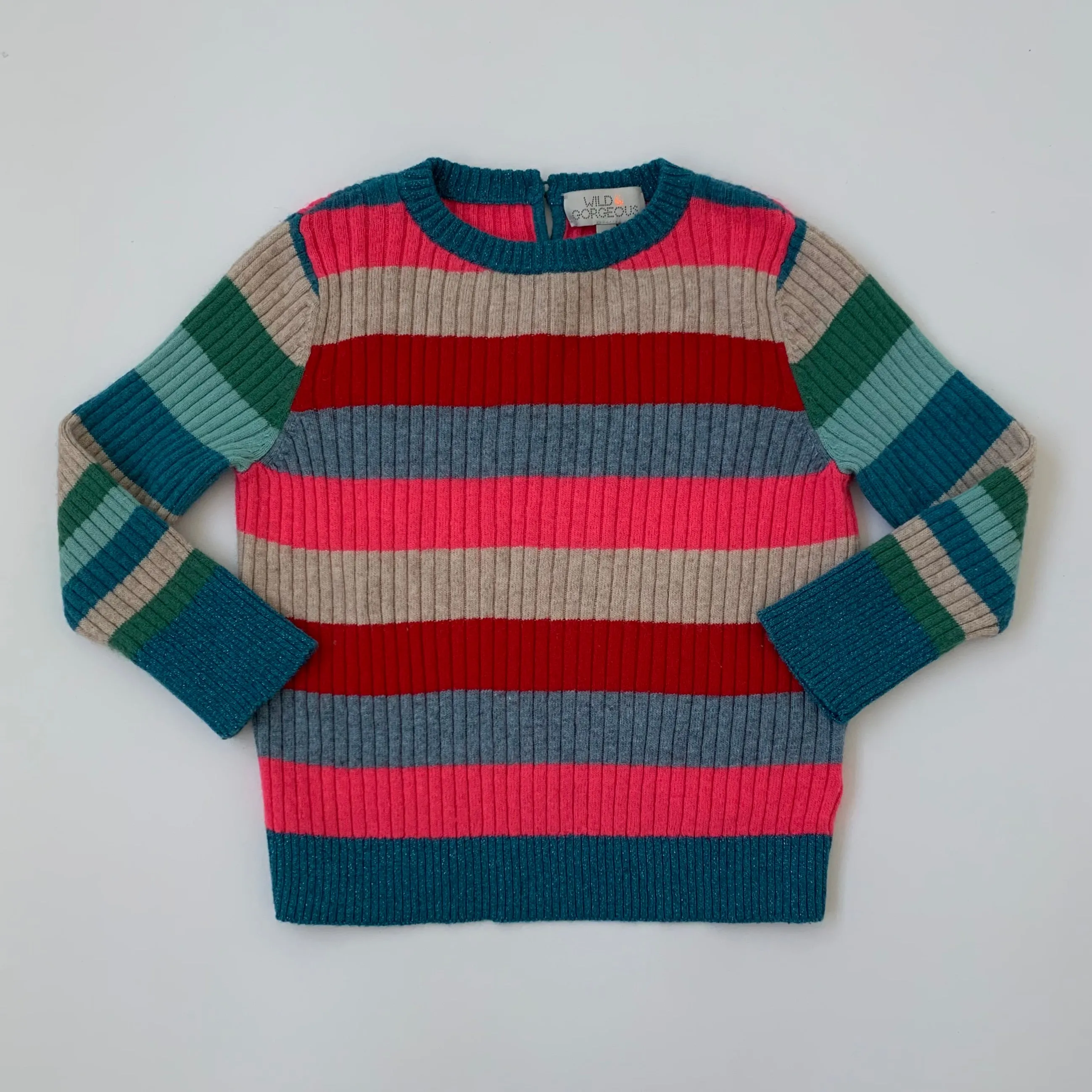 Wild & Gorgeous Stripe Jumper: 2-3 Years