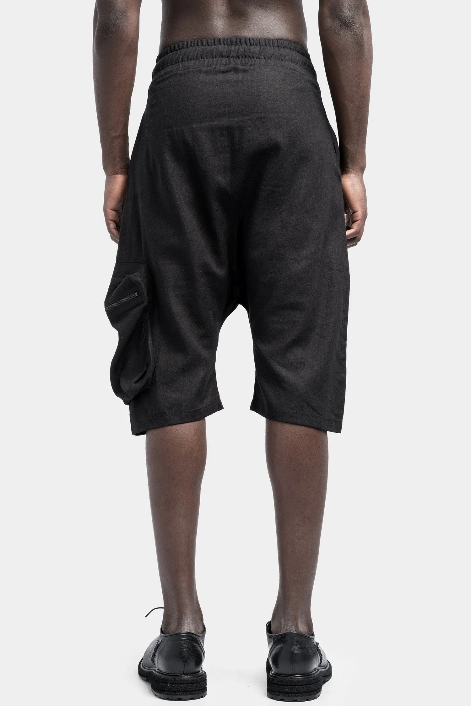 Zip pocket bermuda shorts